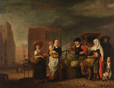 Vegetable Market by Nicolaes Maes